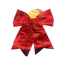 Yılbaşı Fiyonk Saten Parlak 25 Cm Kırmızı