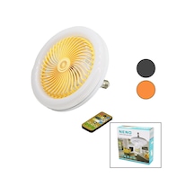 Pervaneli 3 Renk Ledli Kumandalılamba Ampul Oynar Başlı Duy Çap:15cm6500lumen - 3200k 4801 Diğer