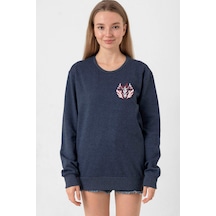 Beyblade Pegasus Minimalist İndigo Kadın 2ip Sweatshirt 001