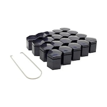 Bijon Kapağı 19 Mm Siyah Renk 20'li Paket İthal
