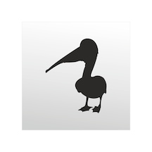 Folyo Sticker Pelikan 50cm Uzunluk Siyah