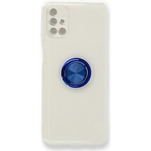 Oppo Reno 4 Lite Kılıf Gros Yüzüklü Şeffaf Silikon