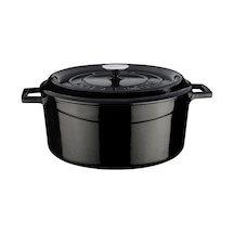Lava Döküm Yuvarlak Tencere Trendy 32 CM