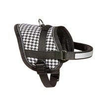 Reflektörlü Göğüs Tasması, S, 36-46 Cm, Siyah/beyaz