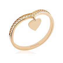 Kalp Rose Altın Yüzük 14K Gold Sarkık 377236749