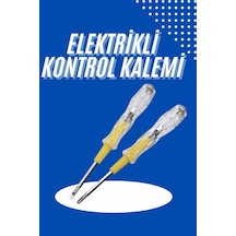 Çift - 120 - Uçlu Kontrol Kalemi Elektrik Test - Novapazr - Kalemi Şeffaf