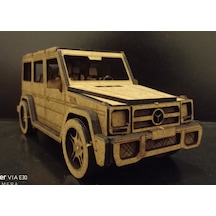 TLR hobi 3d Mercedes G63 Ahşap Araba Maketi