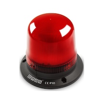 Emas IT120R024 IT Serisi Kırmızı 24V AC/DC LED Tepe Lambası 120mm