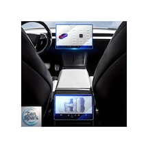 Tesla Model Y Juniper 2025 & Model 3 Highland 2024 Uyumlu Ekran Koruyucu Seti Ön + Arka Cam Film