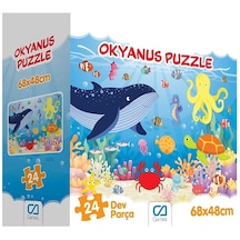 Ca Games 5231 Okyanus Yer Puzzle 24 Parça 50x70