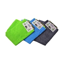 Wikro 50x70 Cm Battal Boy İz Bırakmaz Mikrofiber Temizlik Bezi 3'lü Set Karışık