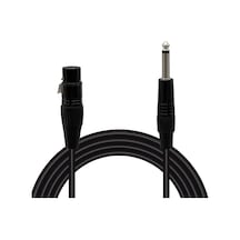 Magicvoice Ld379 Xlr Canon Dişi - 6.3 Mm Mono Erkek 1 Metre Kablo
