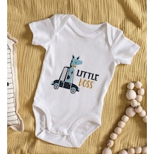 Bitmeyenkartus Bk Kids Little Boss Tasarımlı Bebek Body Zıbın - Model 1 (547900314) Çok Renkli