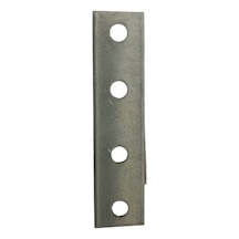 Cateksss Mobilya Dolap Bağlantı Sabitleme Düz Demir Gönye No:17 16x2x70 Mm - 48 Li Paket Gri