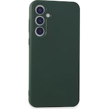 Newface Samsung Galaxy A55 5g Kılıf First Silikon - Koyu Yeşil