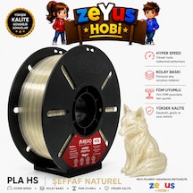 Generic Pla Hs Hyper Speed Filament Şeffaf Naturel 1.75 Mm 1000 Gr
