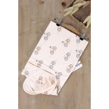 Unisex Bebek Çift Katlı Natural Penye Battaniye Stl6614 Krem