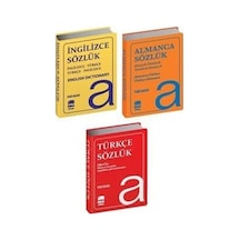 Almanca İngilizce Türkçe Sözlükler (3 Kitap Set Biala Kapak) /...