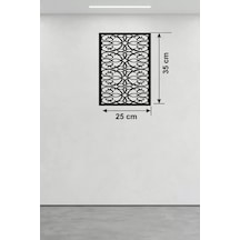 Mey İthalat Sarmaşık Ve Yaprak Motifli Ahşap Duvar Tablosu - 25x35 Cm Lazer Kesim Dekoratif Pano Çok Renkli