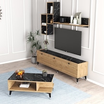 Moxen Mts2 Mira Duvar Raflı Tv Ünitesi Ve Orta Sehpa