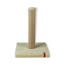 Tırmalama Ekonomik Tırmalama Tahtası 42 Cm Peluş Tırmalama Tahtası Krem