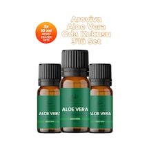 Aloe Vera Oda Kokusu 3'lü Set- Doğal Esansiyel Uçucu Yağ, Difüzör Esansı, Buhurdanlık Yağı Karışık