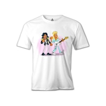 Modern Talking - Gitar Beyaz Erkek Tshirt