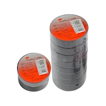 Frt Ottoman 3m Elektrik Bantı Temflex 1300e Izole Bant 10 Adet Siyah