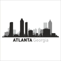 Atlanta Georgia Folyo Sticker