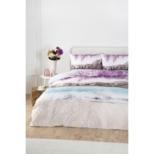 Özdilek Jacaranda Çift Kişilik Soft Life Saten Nevresim Takımı 42943 Lila