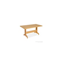 Papatya Diva Masa Teak Kahverengi 80 X 140 Cm Ahşap Desenli Bahçe Balkon Veranda Teras Yüksek Kalite