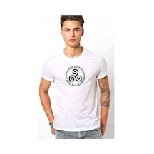 Alpha Beta Omega Teen Wolf Baskılı Beyaz Erkek Tshirt