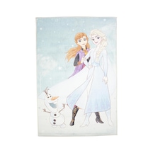 2 Lisanslı Karakter Baskılı Polyester Halı, Çok Renkli, 80 X 120 Cm Açik Gri