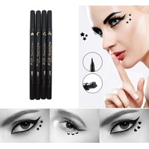 Roesie Rose Çift Taraflı Hilal Ay Baskılı Eyeliner Siyah