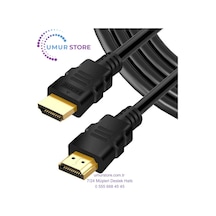 1 Metre Hdmi Kablo - V1.4b - Full Hd 3d 1080p 144hz - Görüntü, Ses Ve Internet Aktarım Premium Hdmi Kablosu
