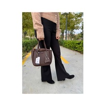 Just Polo Kadın Yeni Sezon 3 Bölmeli Yumuşak Deri Lüks Ve Şık Dokunuş El & Omuz Çantası Shoulder Bag Kahverengi