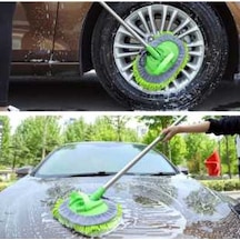 Temizcan Tedarik Araba Yıkama Temizleme Fırçası Mopu + Yedek Mop