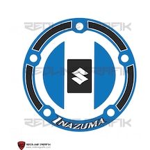 Suzuki Inazuma Mavi Depo Kapak Pad Sticker