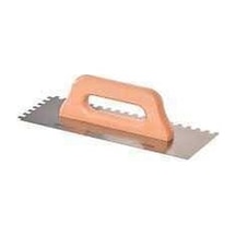 Duyar 380 Seramik Malası Kapalı Ahşap Saplı Kare Dişli 10x10 Mm 30 Cm