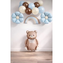 Baby Shower Retro Papatya Temalı Erkek Bebek Kutlama Seti