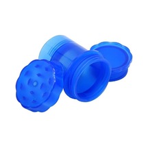 Grınder Parçalayıcı Plastik Baharat Öğütücü Herb Spice 4 Katmanlı 58mm-mavı Mavi