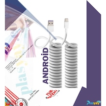 Plasyay Spiral 3.0A Hızlı Şarj Ve Data Kablosu