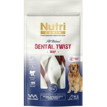 Nutri Canin Dental Twist Biftekli Diş Sağlığı Yetişkin Köpek Ödülü 120 G