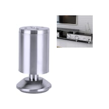 Sones Paslanmaz Çelik Tel Çekme Kalınlaştırılmış Sütun Kanepe Mobilya Dolap Ayağı, Yükseklik: 100mm