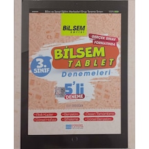 3.sınıf Bilsem Tablet 5'li Deneme