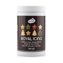 Royal Icing Siyah 200 Gr Hazır Kurabiye Ve Pasta Süsleme Kreması