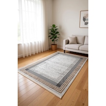 Blghome Dokuma Tabanlı Dijital Baskı Halı Blg3825 Vizon