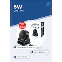 Bluetooth Hoparlör Soundpad 5w 2000mah Telefon Standı Usb-c Şarjl