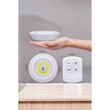 Led - 303 - Lamba 3'lü Uzaktan Kumandalı Yapışlı - Aconcept - Beyaz Işık