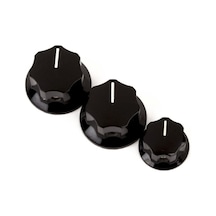 Fender Knobs Most Jazz Bass Models Blk